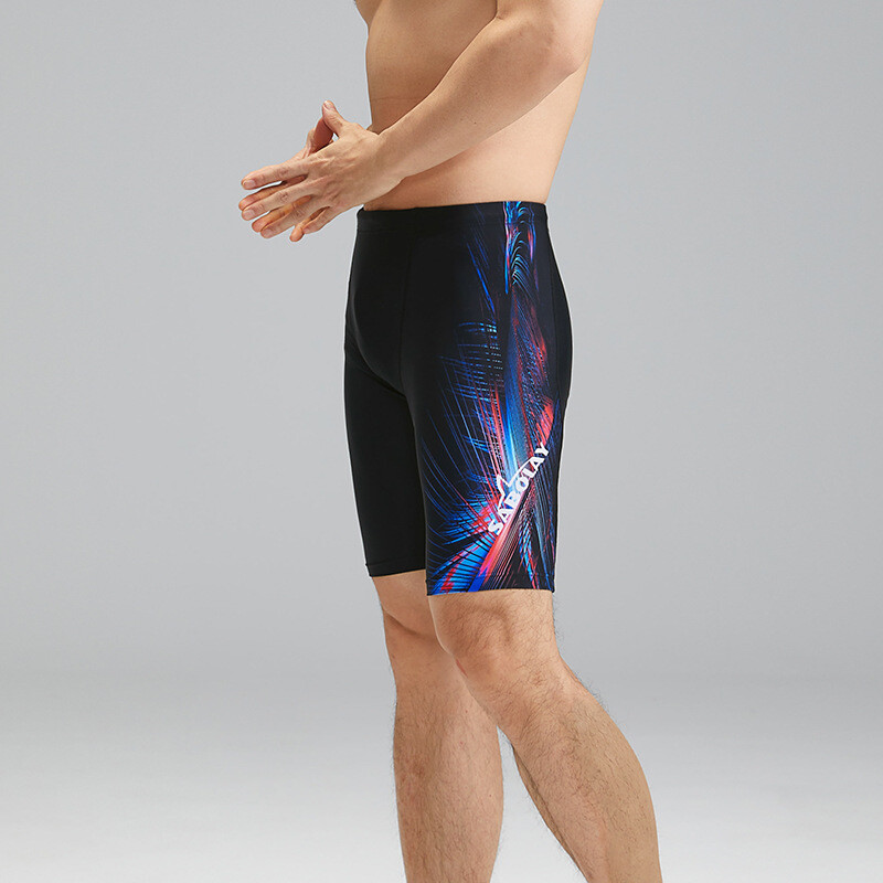 Uued kloorikindlad meeste sportlikud ujumispüksid, kiiresti kuivavad hingavad 5 veerandlauaga lühikesed püksid Surf Boxer professionaalsed ujumispüksid