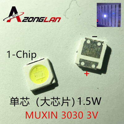 100 tk 3030 Taustavalgustus suure võimsusega LED TOPELTKIIBID 1w 1,5W 2w 3V-3,6V 6v 9V lextar JUFEI AOT lahe valge PT30A66 teler
