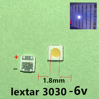 100 tk 3030 Taustavalgustus suure võimsusega LED TOPELTKIIBID 1w 1,5W 2w 3V-3,6V 6v 9V lextar JUFEI AOT lahe valge PT30A66 teler