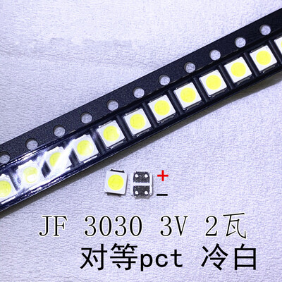 100 tk 3030 Taustavalgustus suure võimsusega LED TOPELTKIIBID 1w 1,5W 2w 3V-3,6V 6v 9V lextar JUFEI AOT lahe valge PT30A66 teler