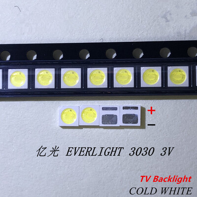 100 tk 3030 Taustavalgustus suure võimsusega LED TOPELTKIIBID 1w 1,5W 2w 3V-3,6V 6v 9V lextar JUFEI AOT lahe valge PT30A66 teler