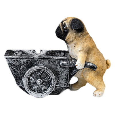 Lauaarvuti tuhatoos Loominguline koeraekskavaatori kopp mudel tuhatoosi stiilne lauaplaat naljakas sisekujundus siseõue tubakatarvikud