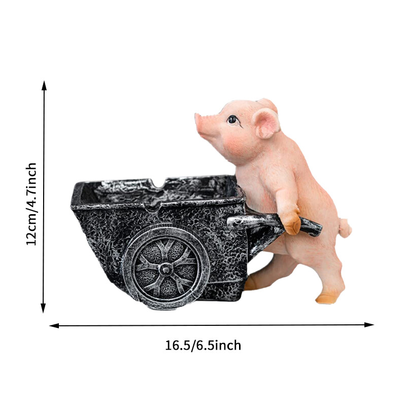 Lauaarvuti tuhatoos Loominguline koeraekskavaatori kopp mudel tuhatoosi stiilne lauaplaat naljakas sisekujundus siseõue tubakatarvikud