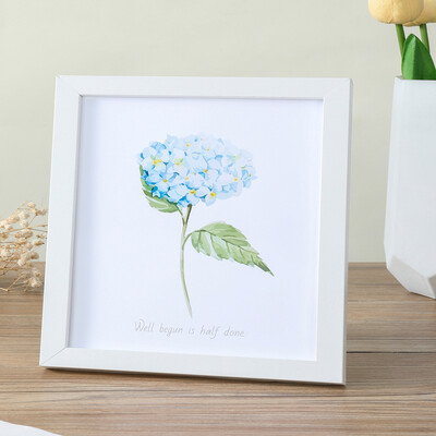 1 buc. Ramă foto pătrată din lemn pentru agățat pe perete 20X20 25X25cm suport pentru rame foto din lemn pentru poze Decor foto cadou comemorativ