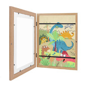 Laste kunstiraamid, magnetiline esikülg, avatud vahetatav laste raam plakatitele fotode joonistamiseks maalid pildid kuva kodukaunistus