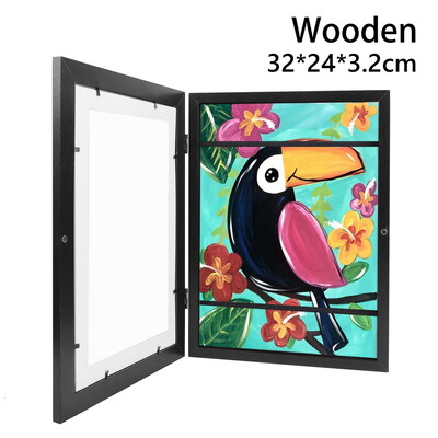 Laste kunstiraamid, magnetiline esikülg, avatud vahetatav laste raam plakatitele fotode joonistamiseks maalid pildid kuva kodukaunistus