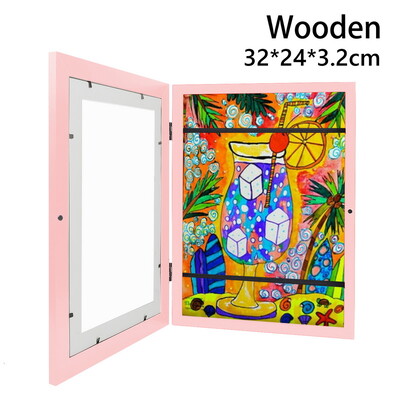 Laste kunstiraamid, magnetiline esikülg, avatud vahetatav laste raam plakatitele fotode joonistamiseks maalid pildid kuva kodukaunistus