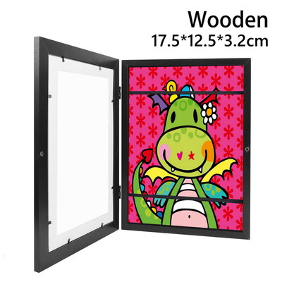 Laste kunstiraamid, magnetiline esikülg, avatud vahetatav laste raam plakatitele fotode joonistamiseks maalid pildid kuva kodukaunistus