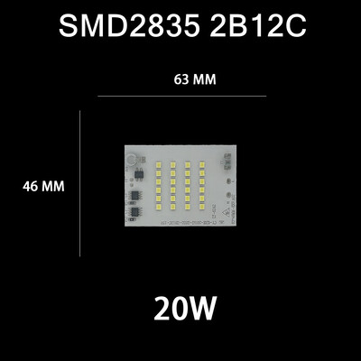 SMD2835 suure luumeniga LED-kiipmaatriks 220V LED COB 10W 20W 30W 50W 100W 150W 200W Valgustustarvikute jaoks Kohtvalgusti prožektor DIY