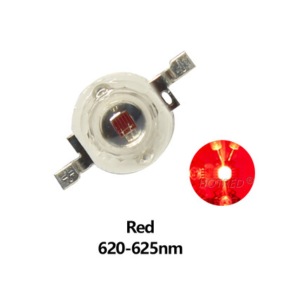 50 tk Real Full Wat 3V LED 1W 3W 30/45mil High Power Chip Beads Külm Soe Valge Punane Sinine Roheline Kollane Blubs Grow DownLight