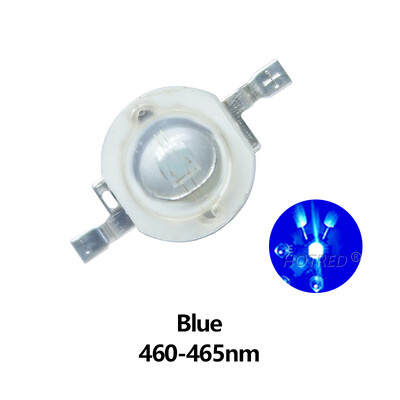 50 tk Real Full Wat 3V LED 1W 3W 30/45mil High Power Chip Beads Külm Soe Valge Punane Sinine Roheline Kollane Blubs Grow DownLight