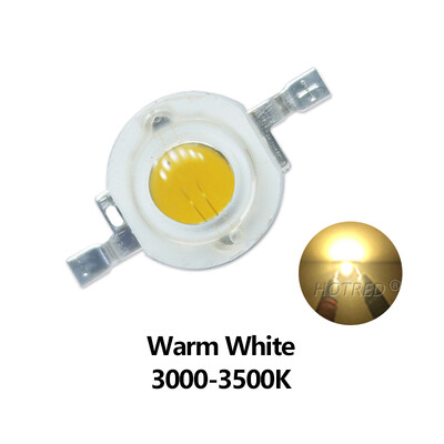 50 tk Real Full Wat 3V LED 1W 3W 30/45mil High Power Chip Beads Külm Soe Valge Punane Sinine Roheline Kollane Blubs Grow DownLight