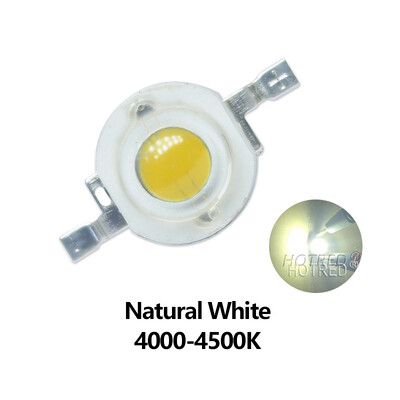 50 tk Real Full Wat 3V LED 1W 3W 30/45mil High Power Chip Beads Külm Soe Valge Punane Sinine Roheline Kollane Blubs Grow DownLight