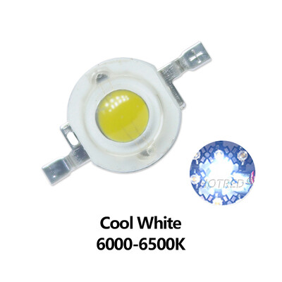 50 tk Real Full Wat 3V LED 1W 3W 30/45mil High Power Chip Beads Külm Soe Valge Punane Sinine Roheline Kollane Blubs Grow DownLight