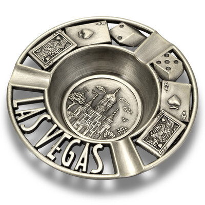 Pepeljara za cigare od legure cinka, okrugla pepeljara, držač za pepeo za pušenje, lubanja, cigarete za psa, vanjski biometrijski pribor