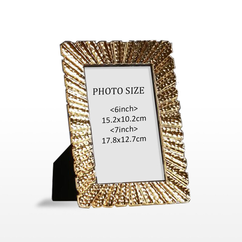 Metallist fotoraamikomplekt Moodne ja lihtne 6-tolline 7-tolline kaunistus fotoalbum paarile pulma-aastapäeva kingitus
