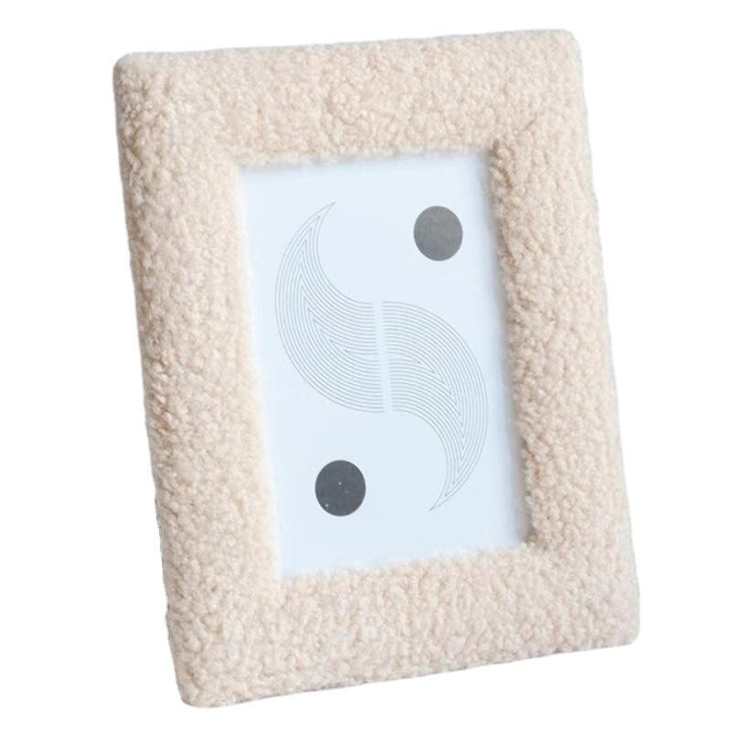 1 tk 6-/7-tolline kodu kaasaegne lihtsus ühevärviline plüüsis pildiraam lauaplaat Armas peen dekoratiivne kaunistusega pildiraam