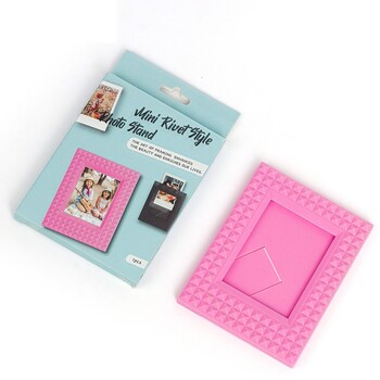 Desktop Decor Instant Camera Photo Stamp Stamp κάθετη βάση καρτών Scrapbook για Polaroid/Fujifilm Instax