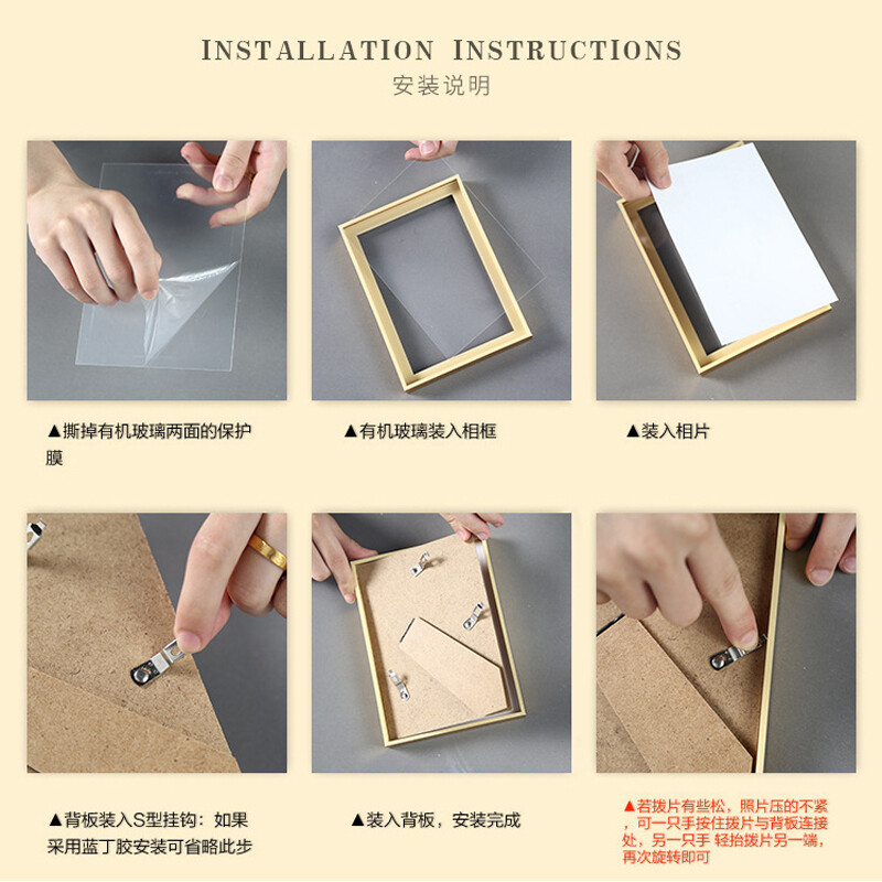 Ramă foto colorată Afișare imagini din plastic pentru decorațiuni de nuntă Rame foto Rame pentru masă de birou