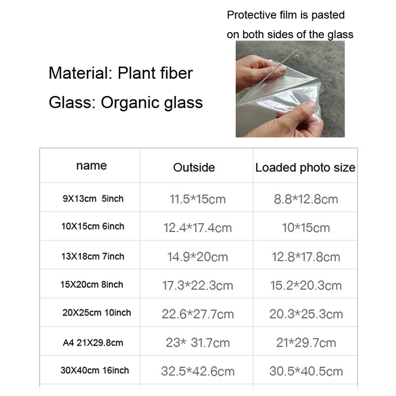 Medinis nuotraukų rėmelis nuotraukoms Siena 10X15 15X20 20X25 A4 paveikslų rėmo stovas nuotraukoms Stalinio dekoro atminimo dovana