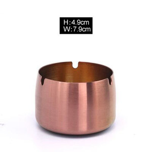 Vėjui atspari peleninė terasai Graži stalviršinė dūminė nerūdijančio plieno peleninė namų biurui Nedūžtančių patvarių reikmenų dovanos