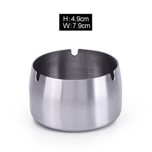 Vėjui atspari peleninė terasai Graži stalviršinė dūminė nerūdijančio plieno peleninė namų biurui Nedūžtančių patvarių reikmenų dovanos