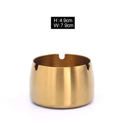 Vėjui atspari peleninė terasai Graži stalviršinė dūminė nerūdijančio plieno peleninė namų biurui Nedūžtančių patvarių reikmenų dovanos