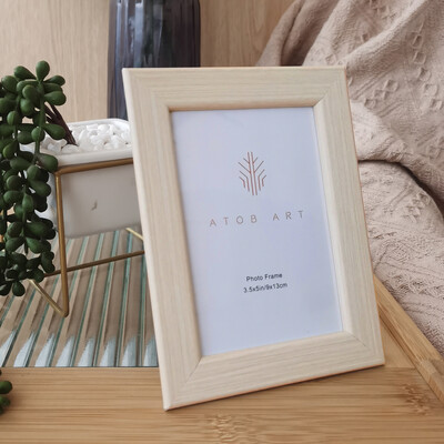 Ramă foto din lemn pentru agățat pe perete 10X15 15X20 A4 Suport de birou Rama foto pentru poze Decor foto cadou comemorativ