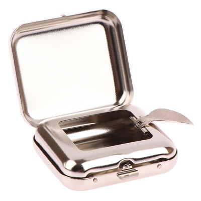 N2HAO Smallsweet roostevabast terasest nelinurkse taskuga tuhatoos metallist tuhaalus Tasku kaanega tuhatoosid Kaasaskantav tuhatoos