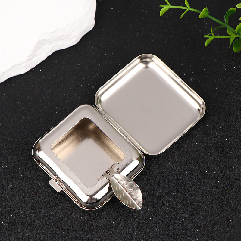 N2HAO Smallsweet roostevabast terasest nelinurkse taskuga tuhatoos metallist tuhaalus Tasku kaanega tuhatoosid Kaasaskantav tuhatoos