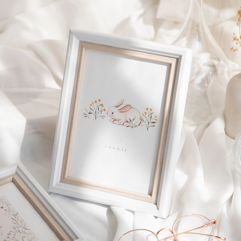 Põhjamaade vaiguvalge pildiraam 6-tolline 7 8 10 A4 pildiraam rippseina kodukaunistus