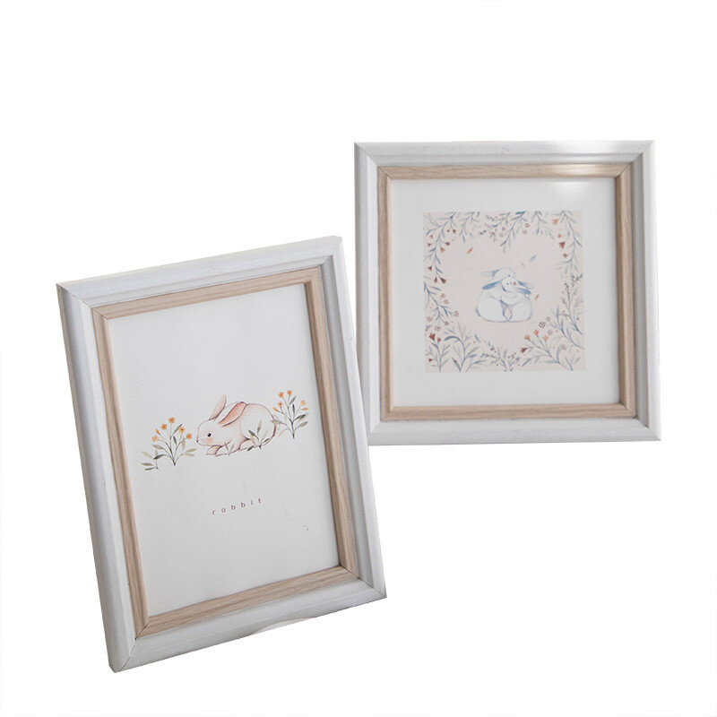 Põhjamaade vaiguvalge pildiraam 6-tolline 7 8 10 A4 pildiraam rippseina kodukaunistus