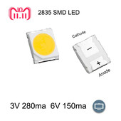 LED foninis apšvietimas 1210 3528 2835 3V 280ma 1W 6V 150ma šaltai baltas skirtas LG Innotek LCD foninis apšvietimas LED televizoriaus programai