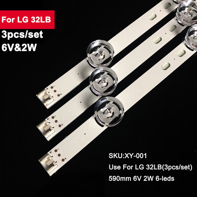 NOVO 3 kom/set 590 mm 6 lampi LED traka za pozadinsko osvjetljenje za 32LB561V 32MB25VQ UOT AB 32 INČA DRT 3.0 32 AB 6916l-2223A 6916l-2224A