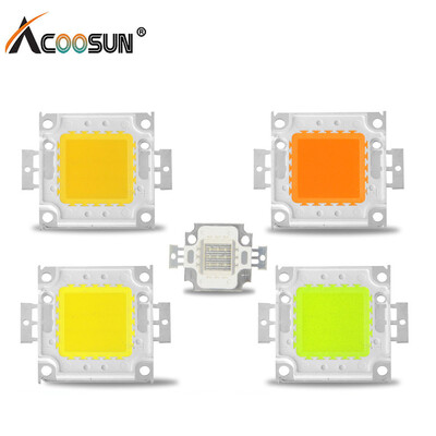 Led Cob Chip 10W 9-12V 20W 30W 50W 100W 30-36V suure võimsusega integreeritud LED-helmed DIY valgustustarvikud FloodLighti kohtvalgusti jaoks