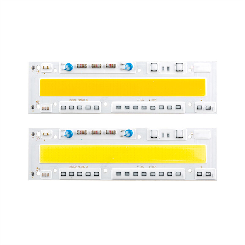 30W-150W ryškumo LED mikroschema 220V COB lustai apatinio apšvietimo matricos lemputė, didelės galios šviesos dalys LED lemputės grandinės plokštė, skirta namuose pasidaryk pats