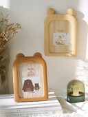 Ξύλινες κορνίζες κινουμένων σχεδίων για το σπίτι Διακόσμηση σπιτιού Τέχνη Ζώων Κρεμαστά σε τοίχο σε σκανδιναβικό στυλ φωτογραφία Στολίδι γραφείου βρεφικού δωματίου Διακόσμηση σπιτιού