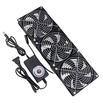 12cm velike brzine DC 12V 220V Btc Mining Machine Chassis Ispušni ventilator 120MM Violent Server Cooling Ventilator