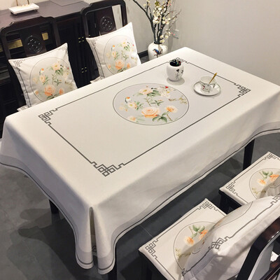 Kaasaegsed lihtsad ristkülikukujulised laudlinad pühadepeokaunistus Veekindel kortsudekindel laudlina pulmakaunistuseks