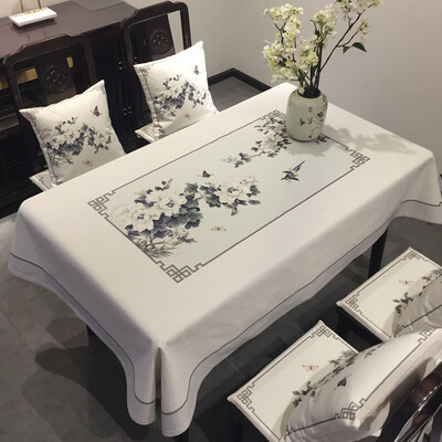 Kaasaegsed lihtsad ristkülikukujulised laudlinad pühadepeokaunistus Veekindel kortsudekindel laudlina pulmakaunistuseks