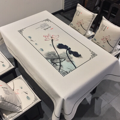 Kaasaegsed lihtsad ristkülikukujulised laudlinad pühadepeokaunistus Veekindel kortsudekindel laudlina pulmakaunistuseks