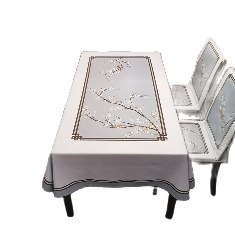 Kaasaegsed lihtsad ristkülikukujulised laudlinad pühadepeokaunistus Veekindel kortsudekindel laudlina pulmakaunistuseks