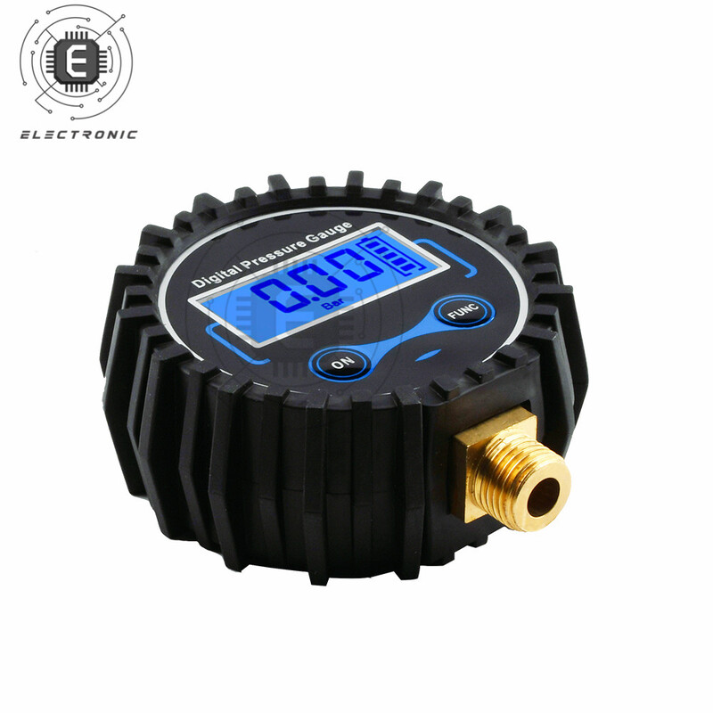 0-200 PSI digitaalse rehvi rehvi õhurõhu mõõtur LCD manomeeter rõhumõõtur LED-valgustusega auto veoauto mootorratta jaoks