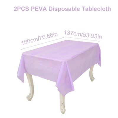 Ühevärviline valge roosa laudlina lauakate Palju õnne sünnipäevaks peokaunistus lastele beebiõhtu pulmapeotarbed laudlina