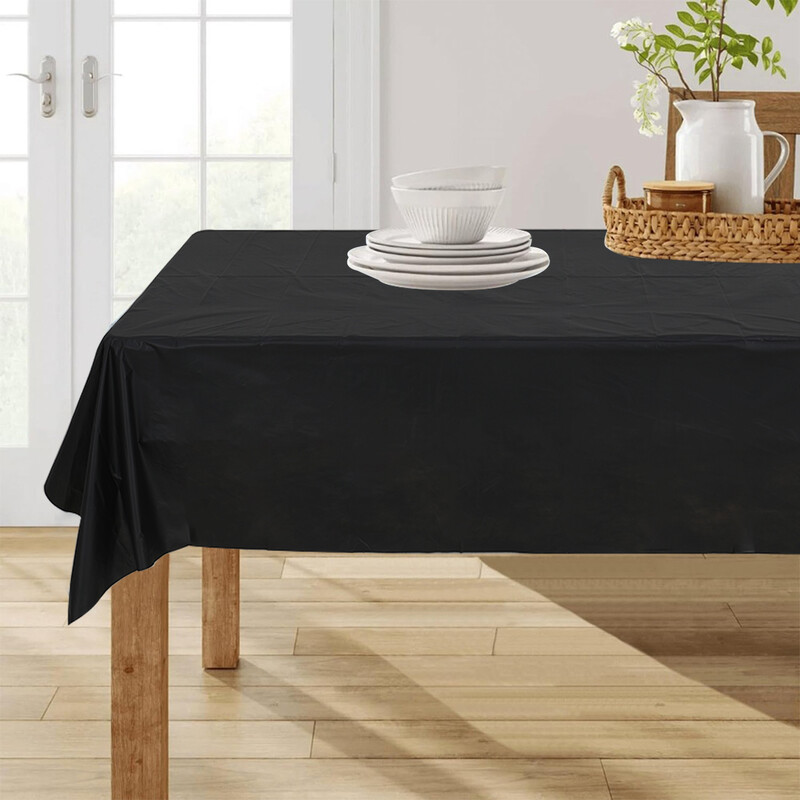 Ühevärviline valge roosa laudlina lauakate Palju õnne sünnipäevaks peokaunistus lastele beebiõhtu pulmapeotarbed laudlina