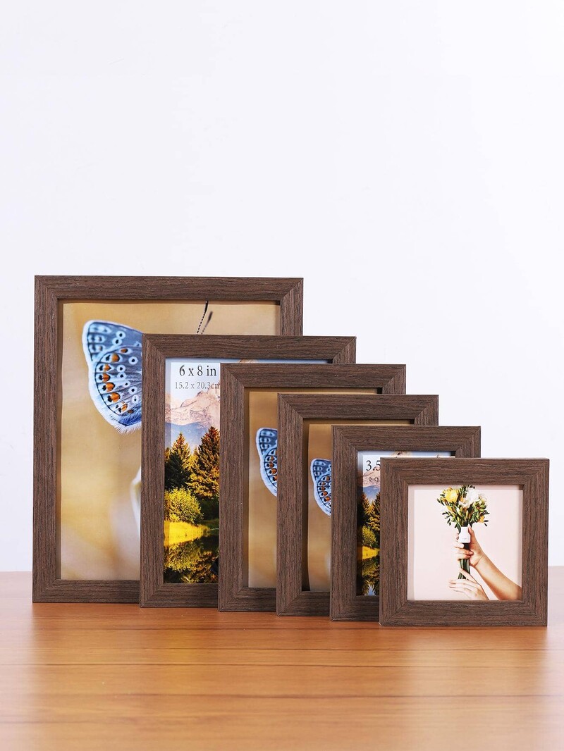 Puidust fotoraam Kodusisustus Vintage täispuidust pildiraam