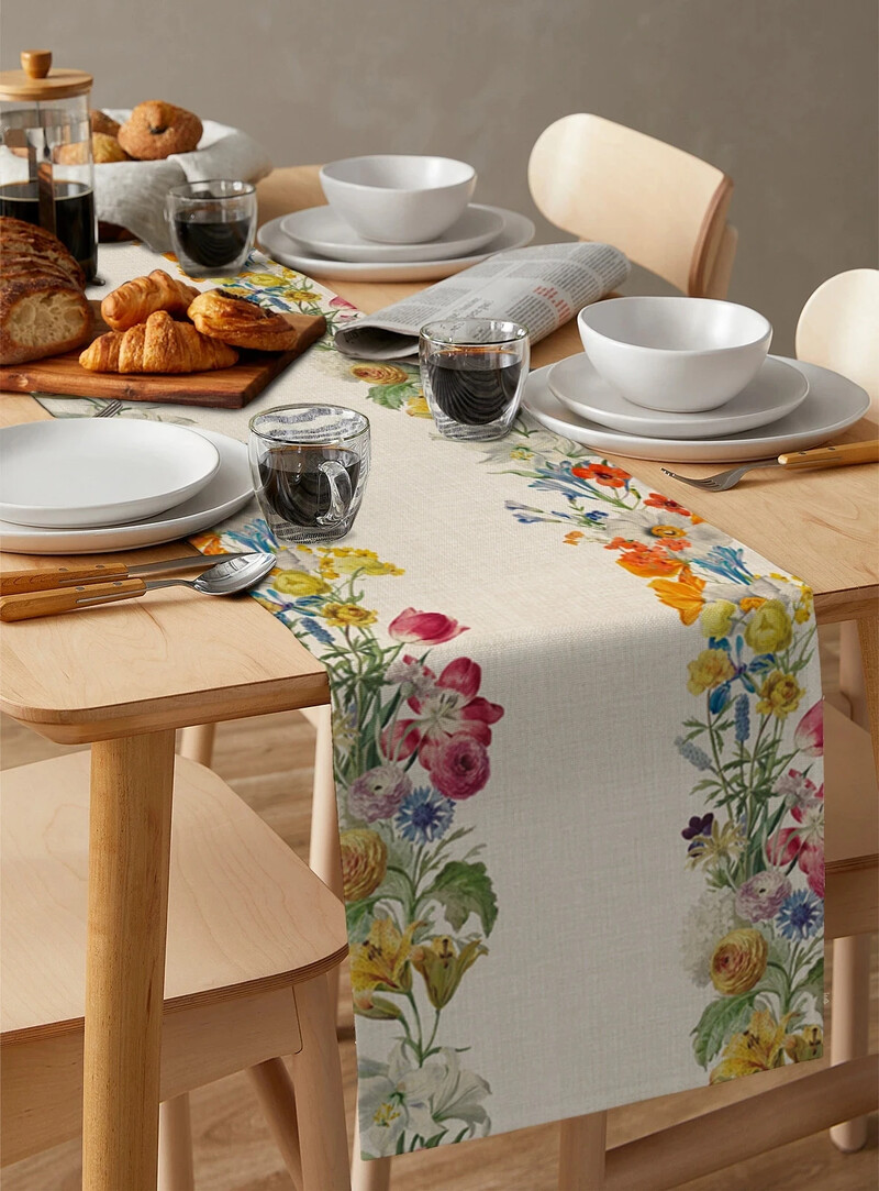 Crizanteme de primăvară, flori, alee de masă din in, decorațiuni de nuntă, alee de masă lavabile, pentru decorarea petrecerilor de masă