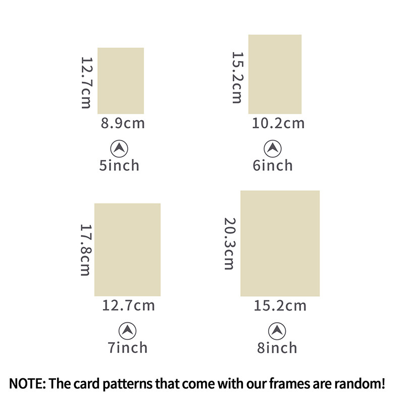 Šiaurės stiliaus paveikslų rėmeliai 5/6/7/8 colių nuotraukų rėmeliai, skirti staliniam ekranui Vestuvių kūdikio šeimos portretai namų biuro dekoravimui