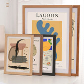 1 tk Moodsas stiilis puidust pildiraam, elutoa kaunistamiseks seinale riputatav pildiraam