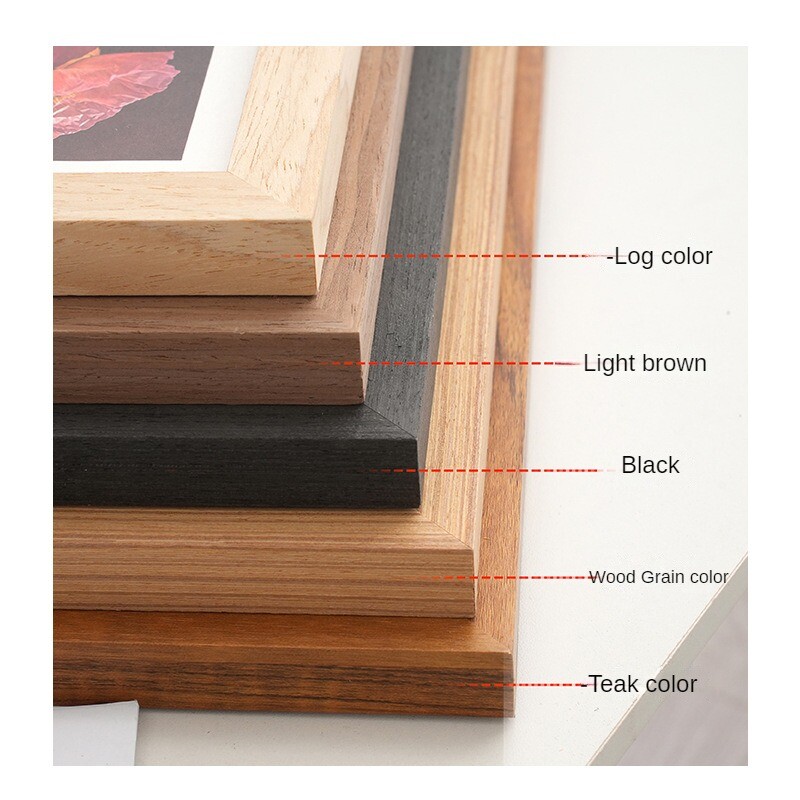 1 tk Moodsas stiilis puidust pildiraam, elutoa kaunistamiseks seinale riputatav pildiraam